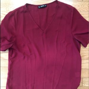SHEIN red blouse